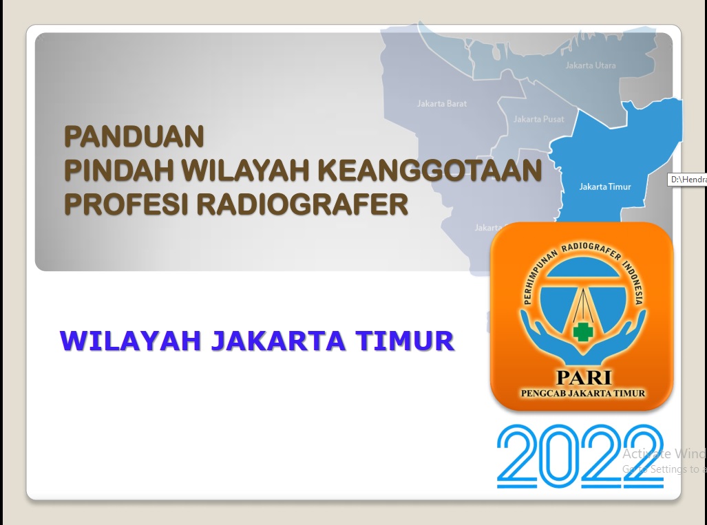 PANDUAN PINDAH WILAYAH KEANGGOTAAN PROFESI RADIOGRAFER | Update 2022