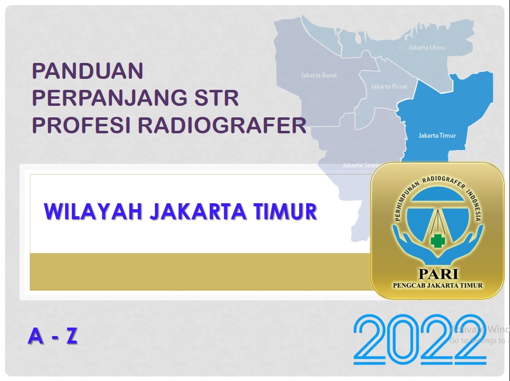 PANDUAN PERPANJANG STR PROFESI RADIOGRAFER JAKARTA TIMUR | Update 2022